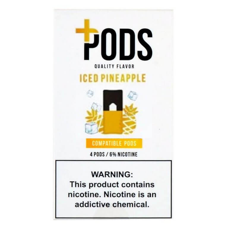 Plus Pods Iced Pineapple (4Pack) Vapezone